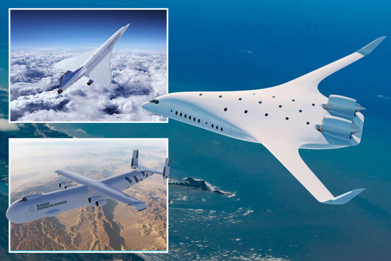 Desde 'SkyTanic' a Bizarre 'Blended Wing Jet' Jet, cinco aviones
