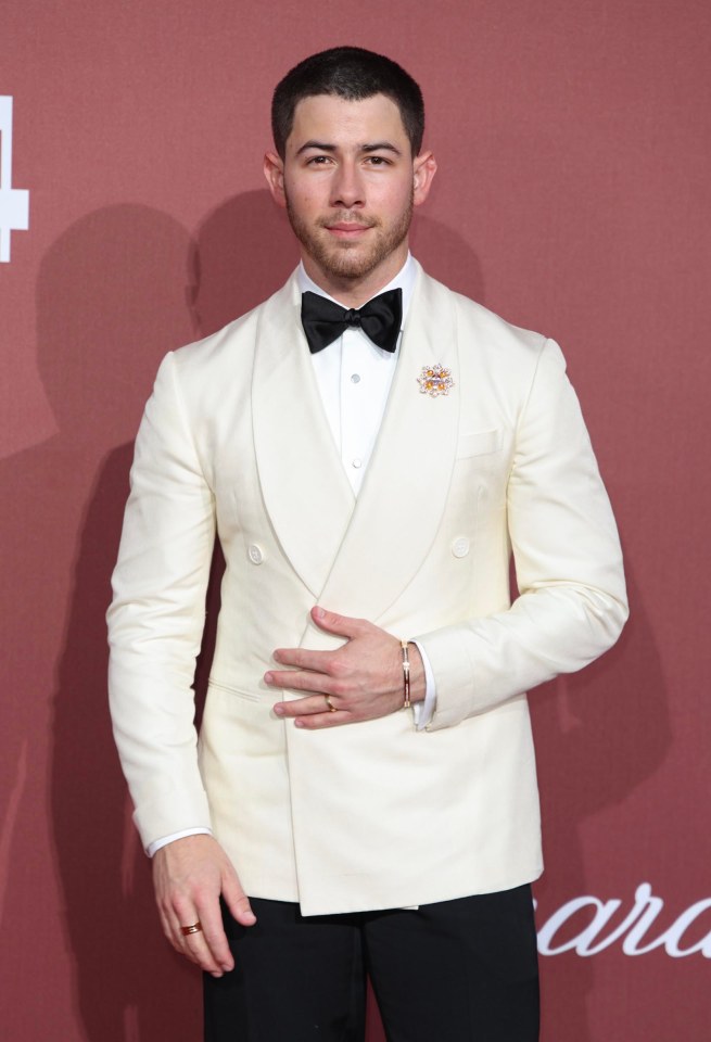 Nick Jonas en la Gala Amfar Cannes.
