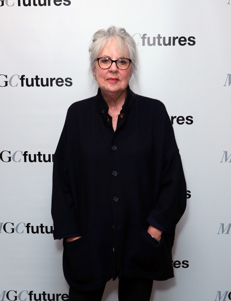 Dame Penélope Wilton en una fiesta celebrando el décimo aniversario de MGCFutures.