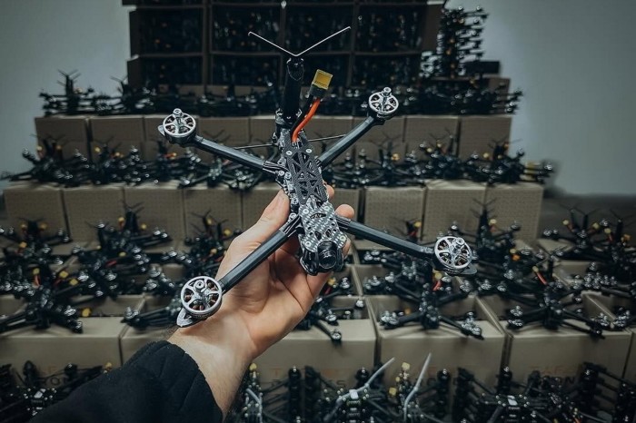 Un lote de drones 