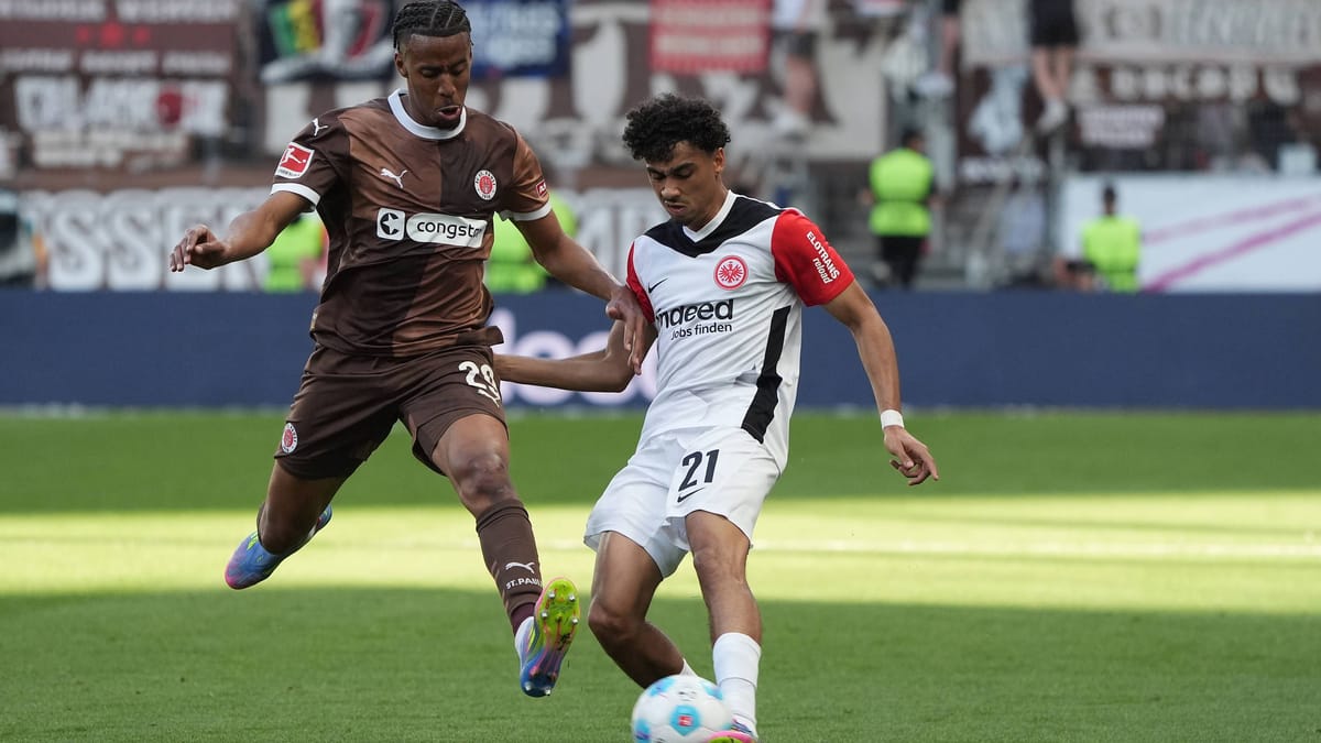Bundesliga: St. Pauli gana puntos en Frankfurt y es tan