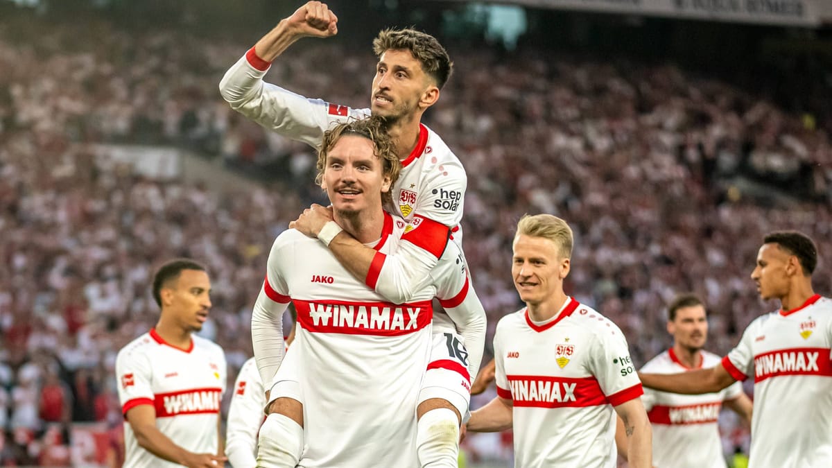 Bundesliga: Stuttgart celebra el festival de turba en el Schwonzuell