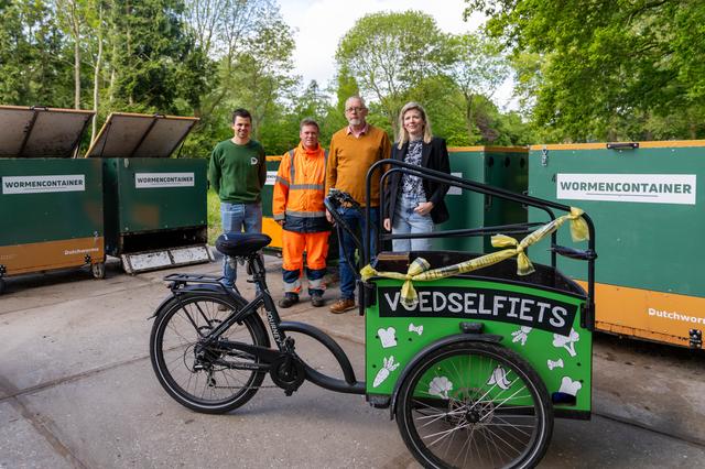 El municipio de Oldambt utiliza bicicleta de alimentos para la