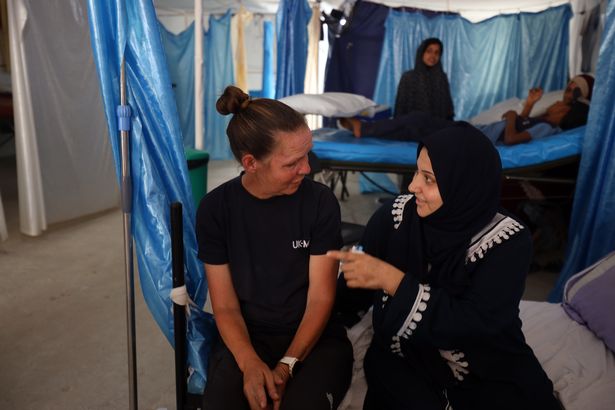 Paula dijo que la gente de Gazan es "muy amable, muy respetuoso"
