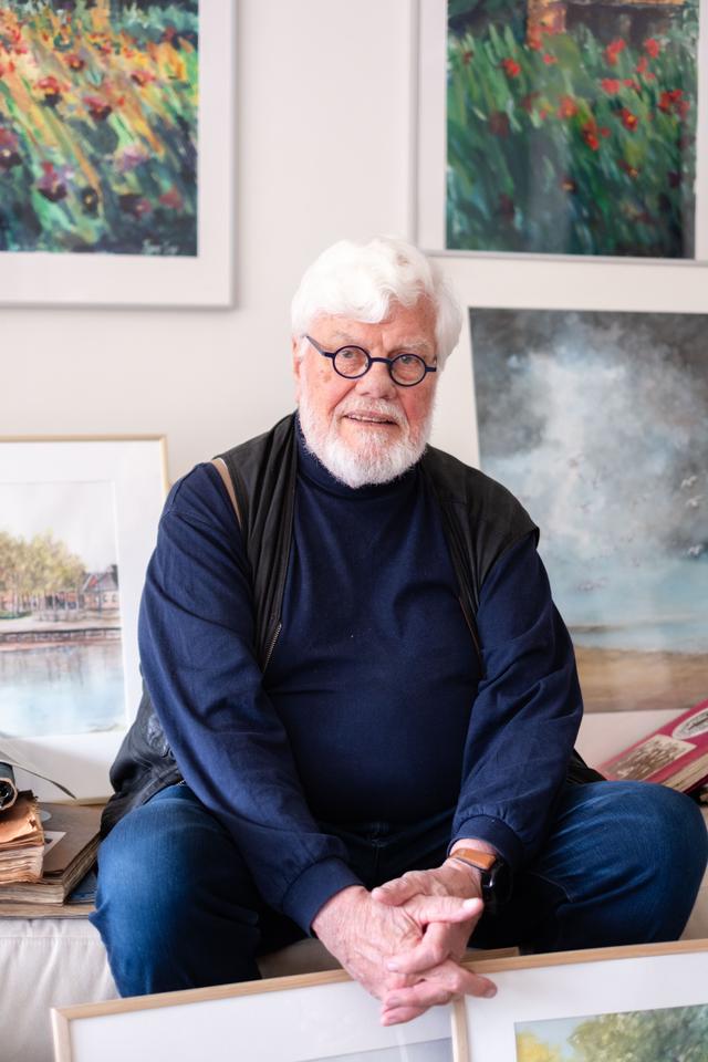 Willem Wolthuis (85) de Glimmen ahora es un caballero. Premio