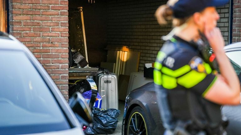 Se registraron una caja de garaje y una casa en Abrikozenstraat (Foto: SQ Vision).