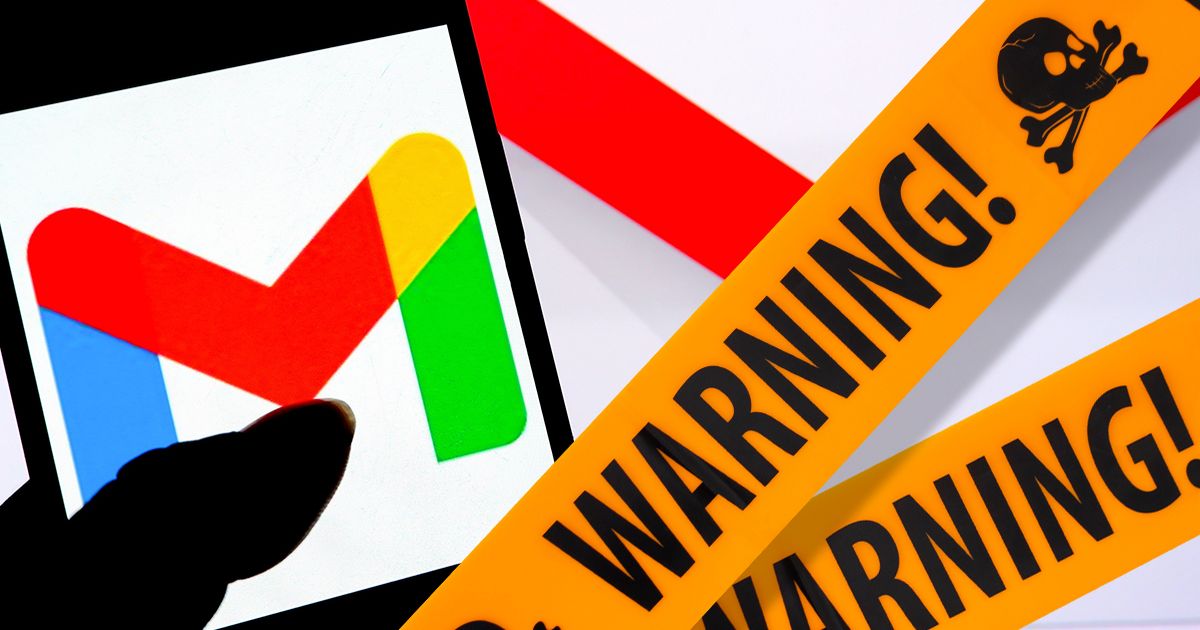 Todos con una cuenta de Gmail colocadas en alerta roja