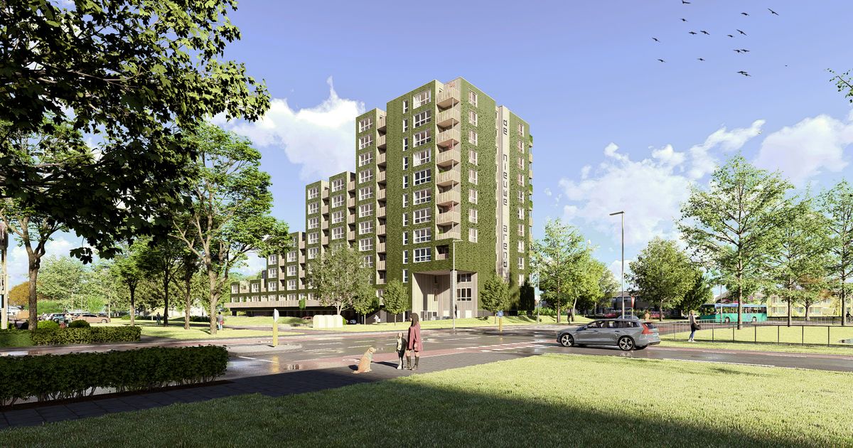 La construcción del Nieuwe Arend en Hoogeveen comienza después del