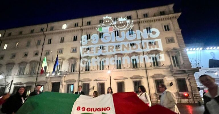 Referéndum Cittadinanza: El comité de promoción proyecta el logotipo en