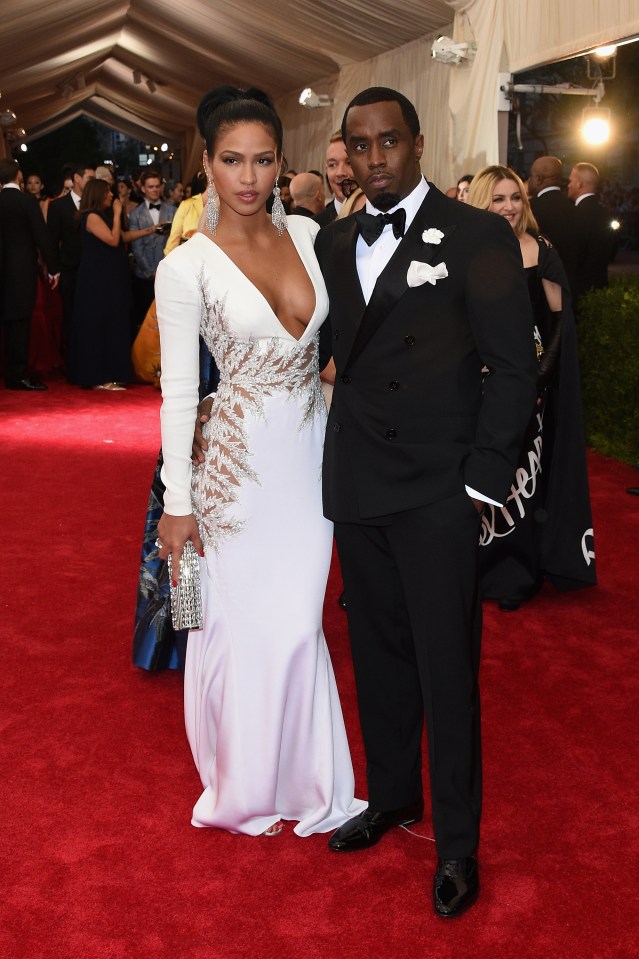 Cassie Ventura y Sean Combs en la Gala Met.