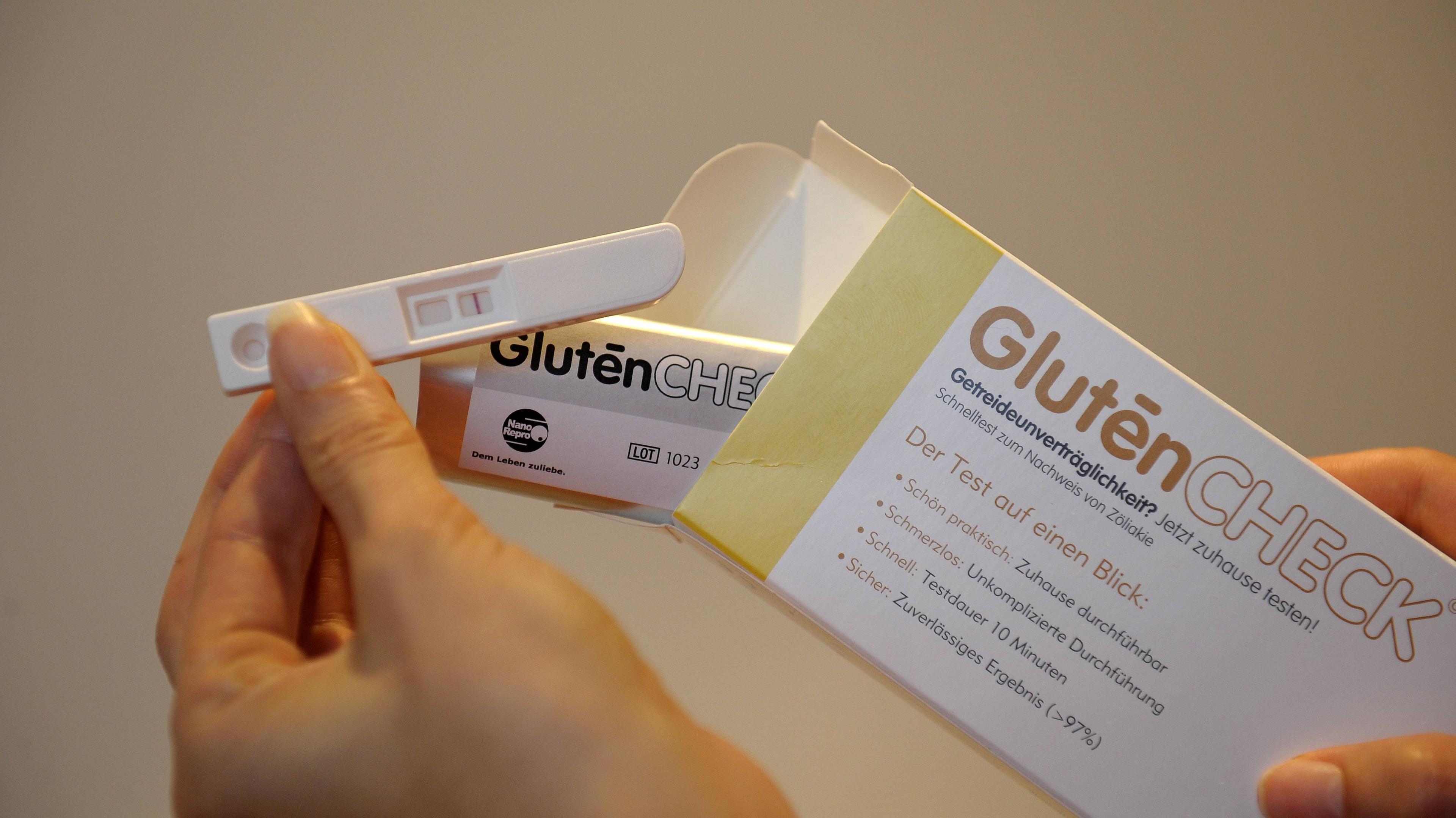 Gluten Verifique las tiras de prueba de enfermedad celíaca