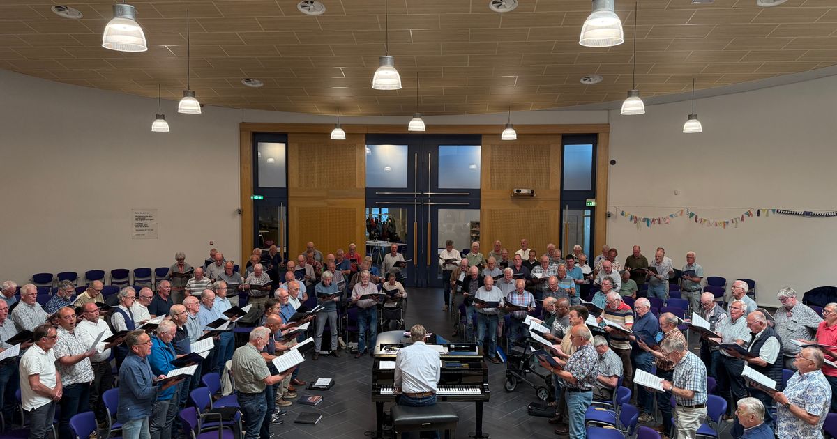 Coro de hombres cristianos Assen después de sesenta años todavía