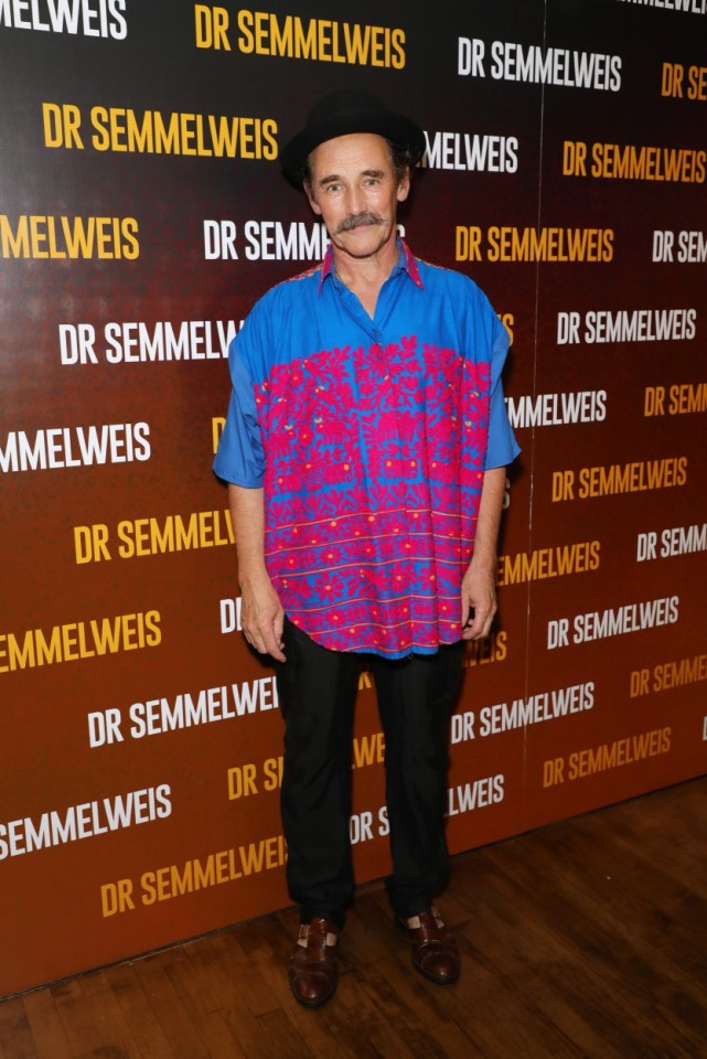 Marque Rylance en el Dr. Semmelweis Press Night después de la fiesta.