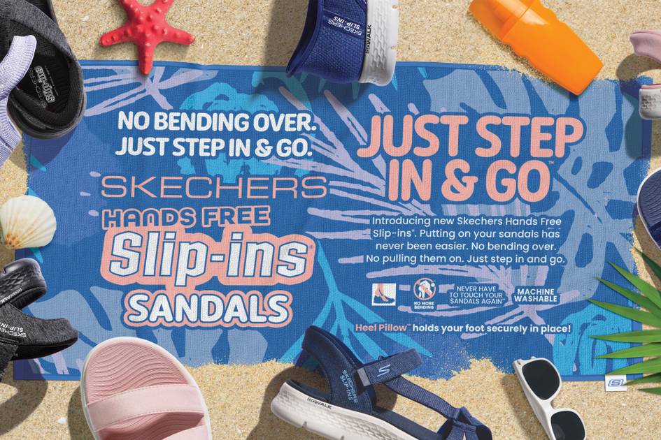 New Summer Comfort: Skechers lanza sandalias veganas de deslizamiento