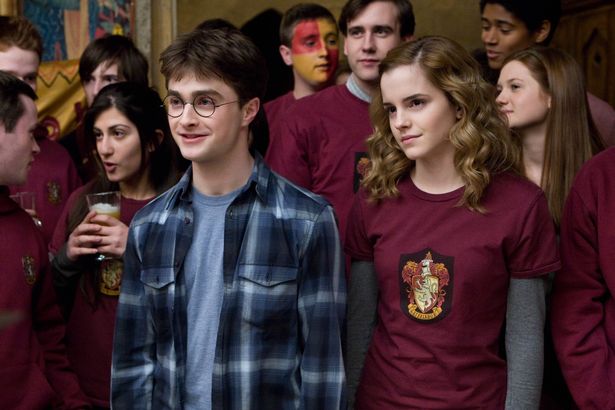 Harry Potter y el Príncipe de Half Blood. Daniel Radcliffe y Emma Watson