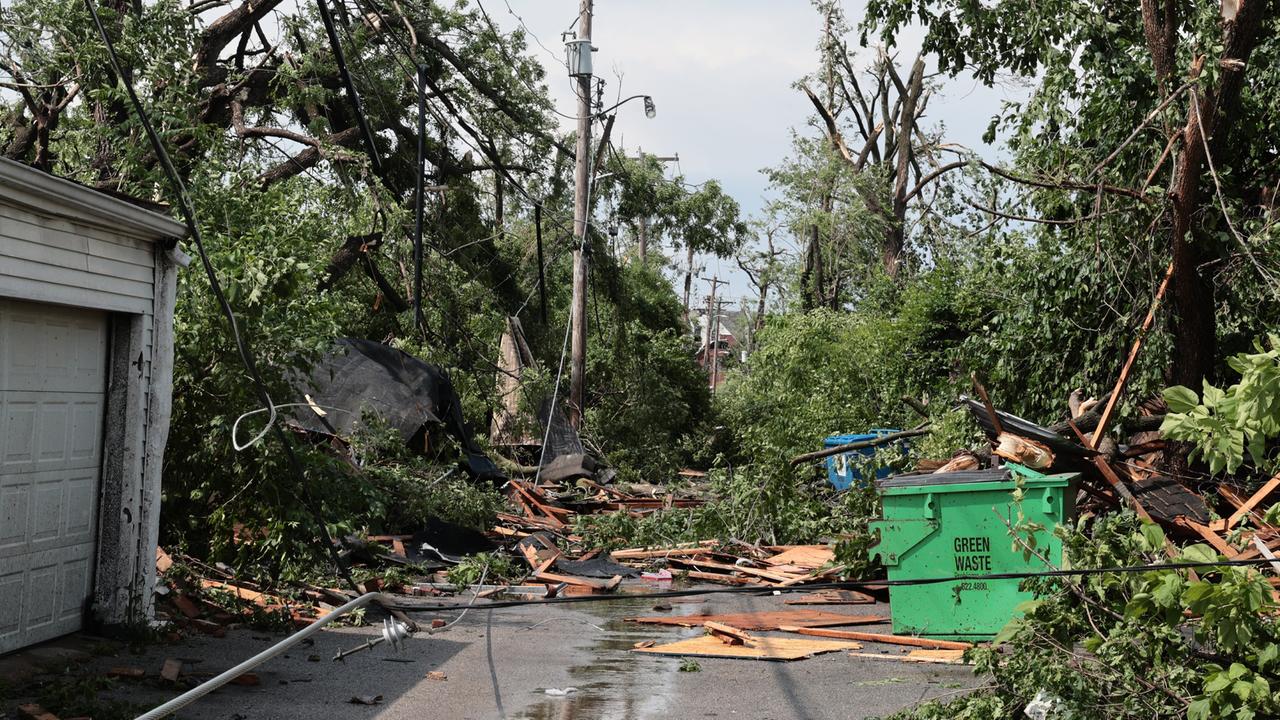 Muchas muertes a tornados en los Estados Unidos