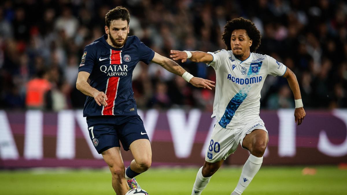 Kvara despierta el PSG: Auxerre KO 3-1. De Zerbi cierra