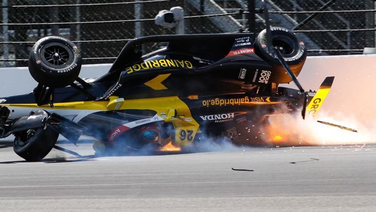 Motorsport: dos conductores con accidentes graves en Quali para Indy
