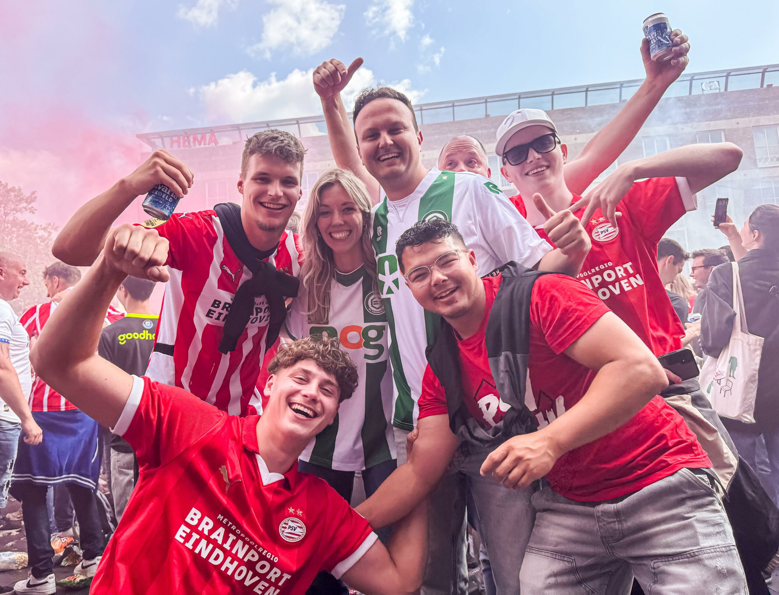En la ciudad del campeonato de Eindhoven, suena unido: "¡Groningen,