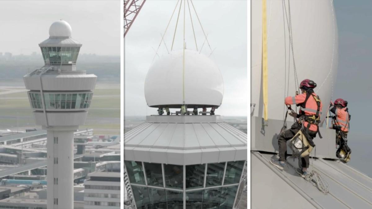 Después de una operación emocionante, la torre de tráfico aéreo