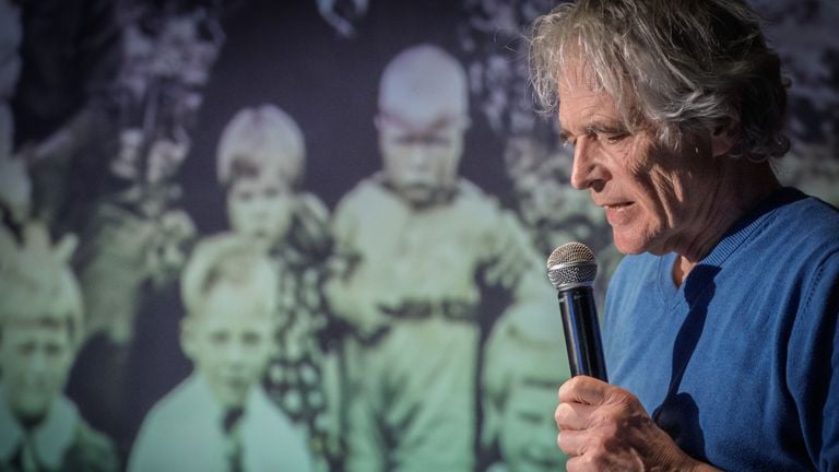 Jan Van Gemert durante el espectáculo 'Ven y sube ...' (Foto: Tanja Meidam).