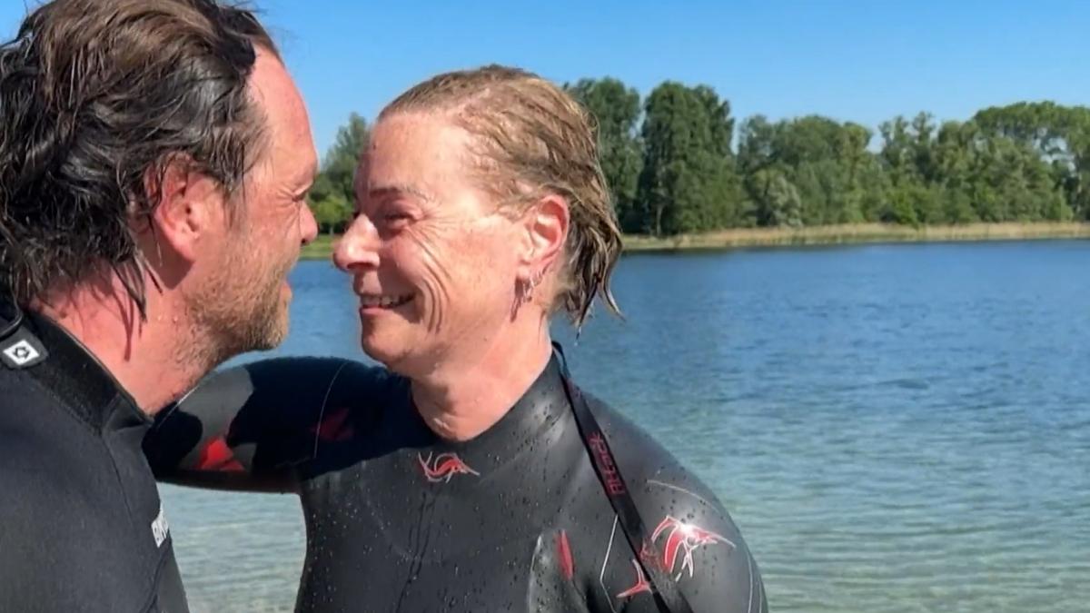 Liesbeth está lista para nadar para combatir el cáncer: "Mi