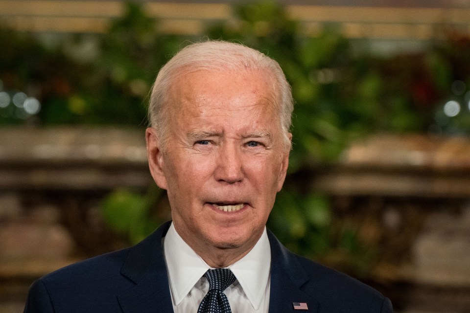 Presidente Biden en una conferencia de prensa.