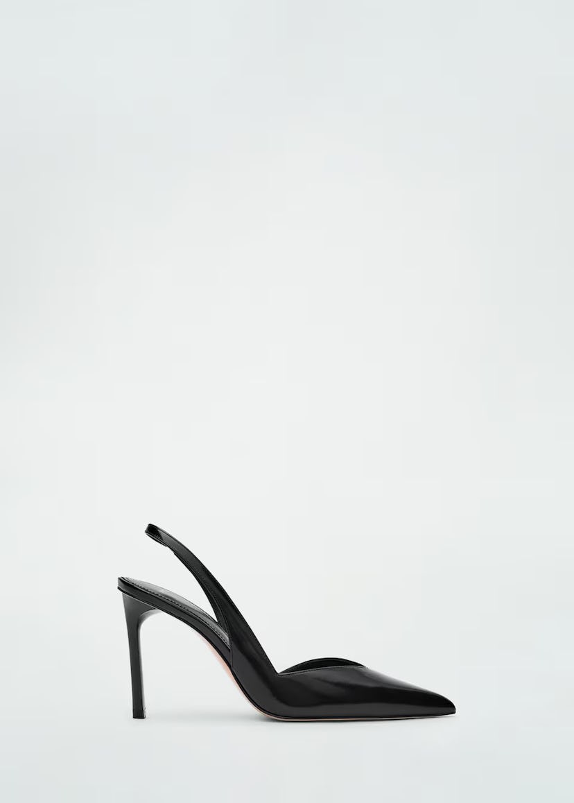 Zapatos de cuero de tacón