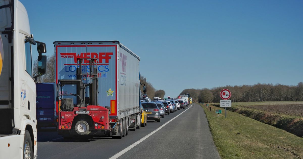 A28 en Hoogeveen lanzado nuevamente después del accidente
