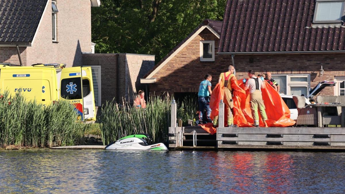 Hombre herido después del accidente con Jetski en Uithoorn