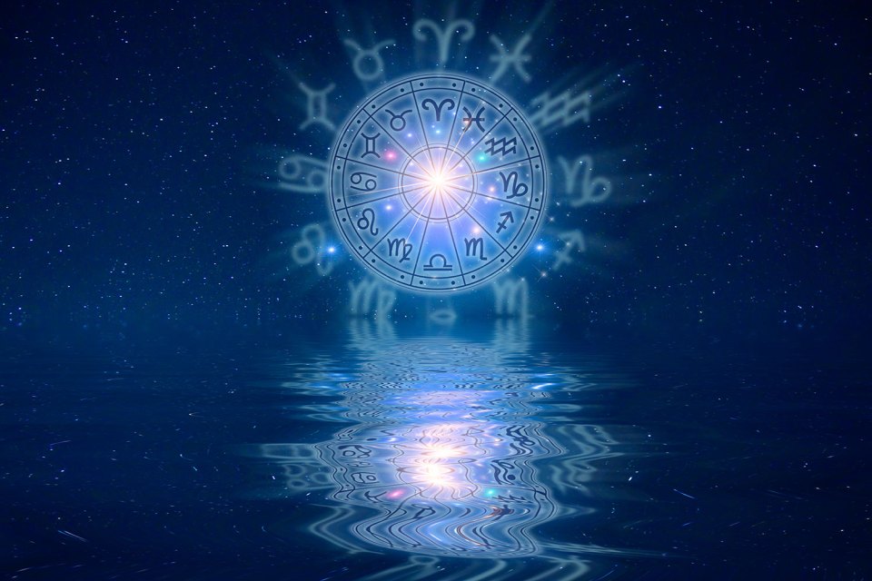 un círculo zodiaco con los signos del zodiaco