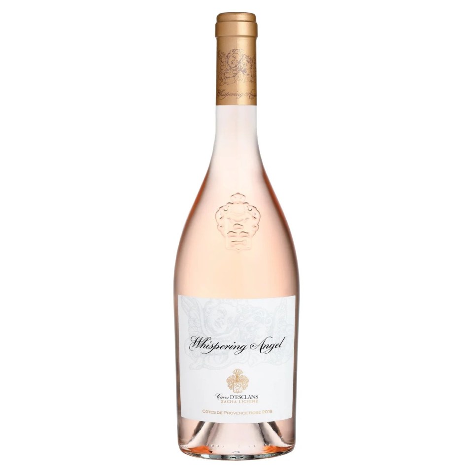 Botella de vino Rosé Rosé de Angel Whispering.