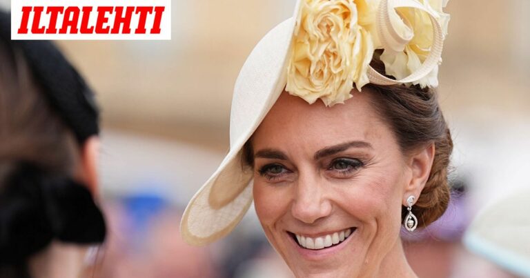 La princesa Catherine atrajo la atención en la fiesta del
