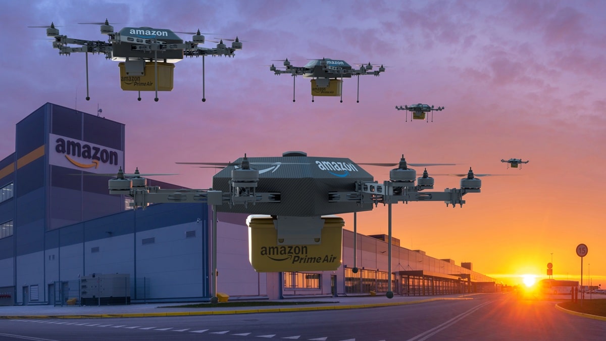 Amazon autorizado para entregar iPhone y AirPods de Drone a