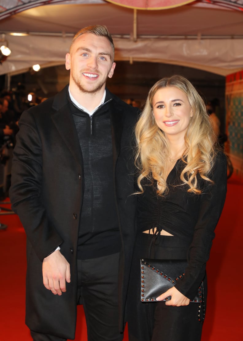 Londres, Inglaterra - 13 de enero: Jarrod Bowen y Dani Dyer asisten al estreno de Londres de Cirque de Soleil's