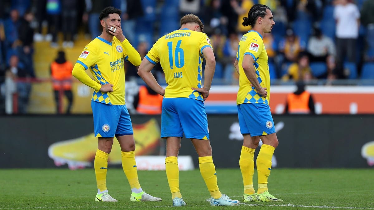 Eintracht Braunschweig en el descenso: las estadísticas están preocupadas