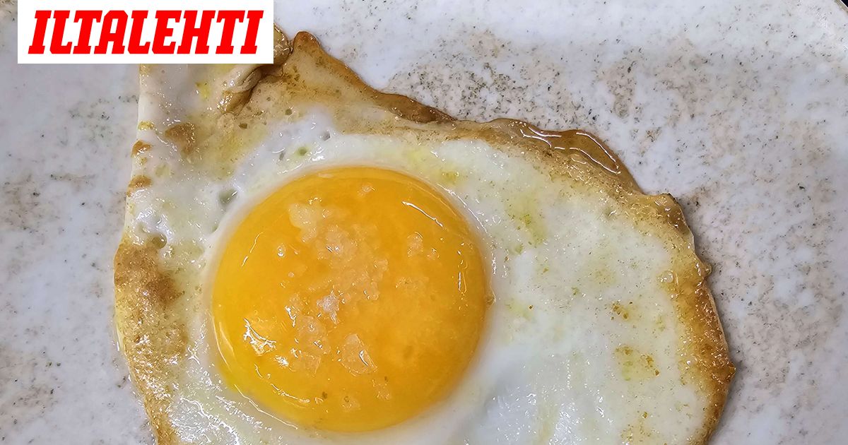 Jouni brilla un huevo de una manera que pueda confundir