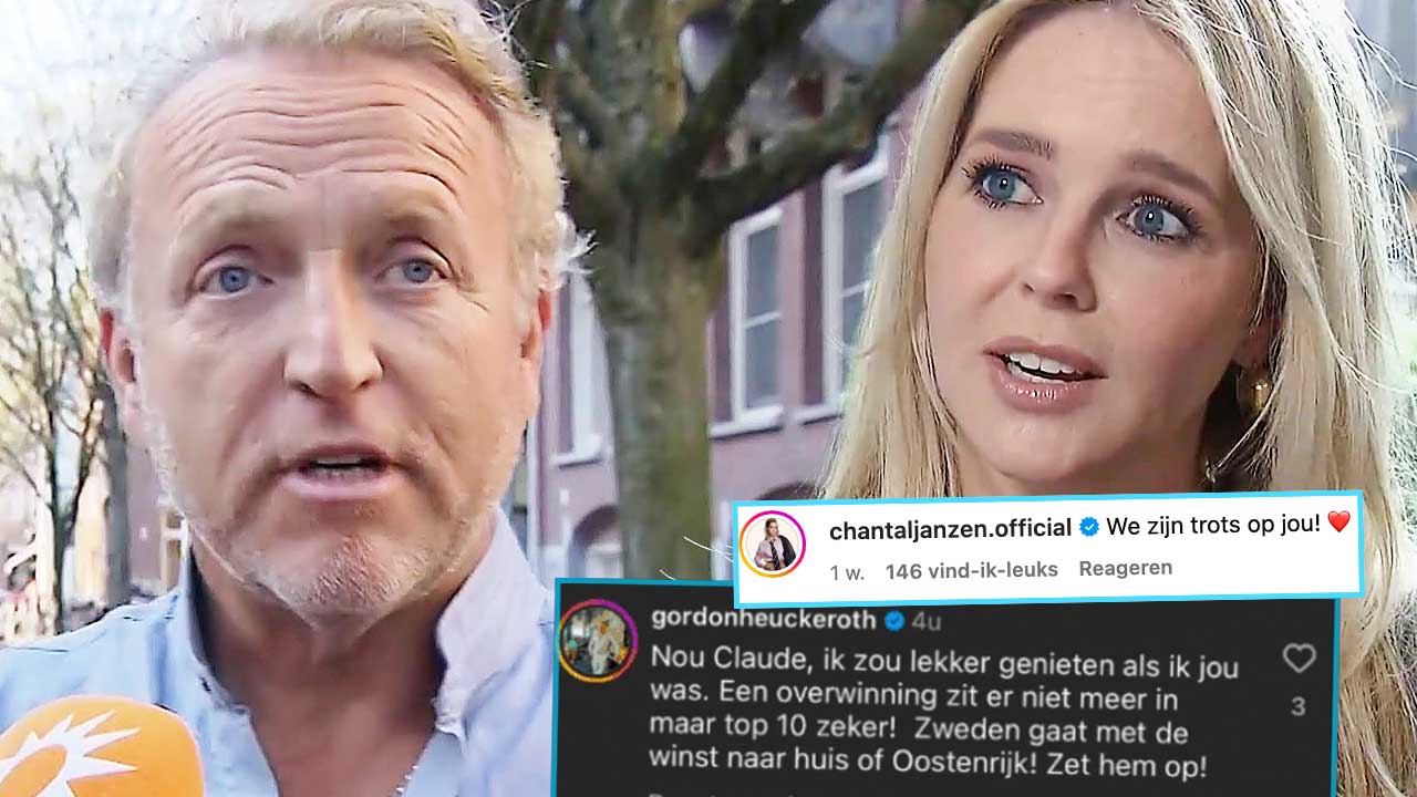 Chantal Janzen está molesto por Gordon: "¿Cómo se pones en