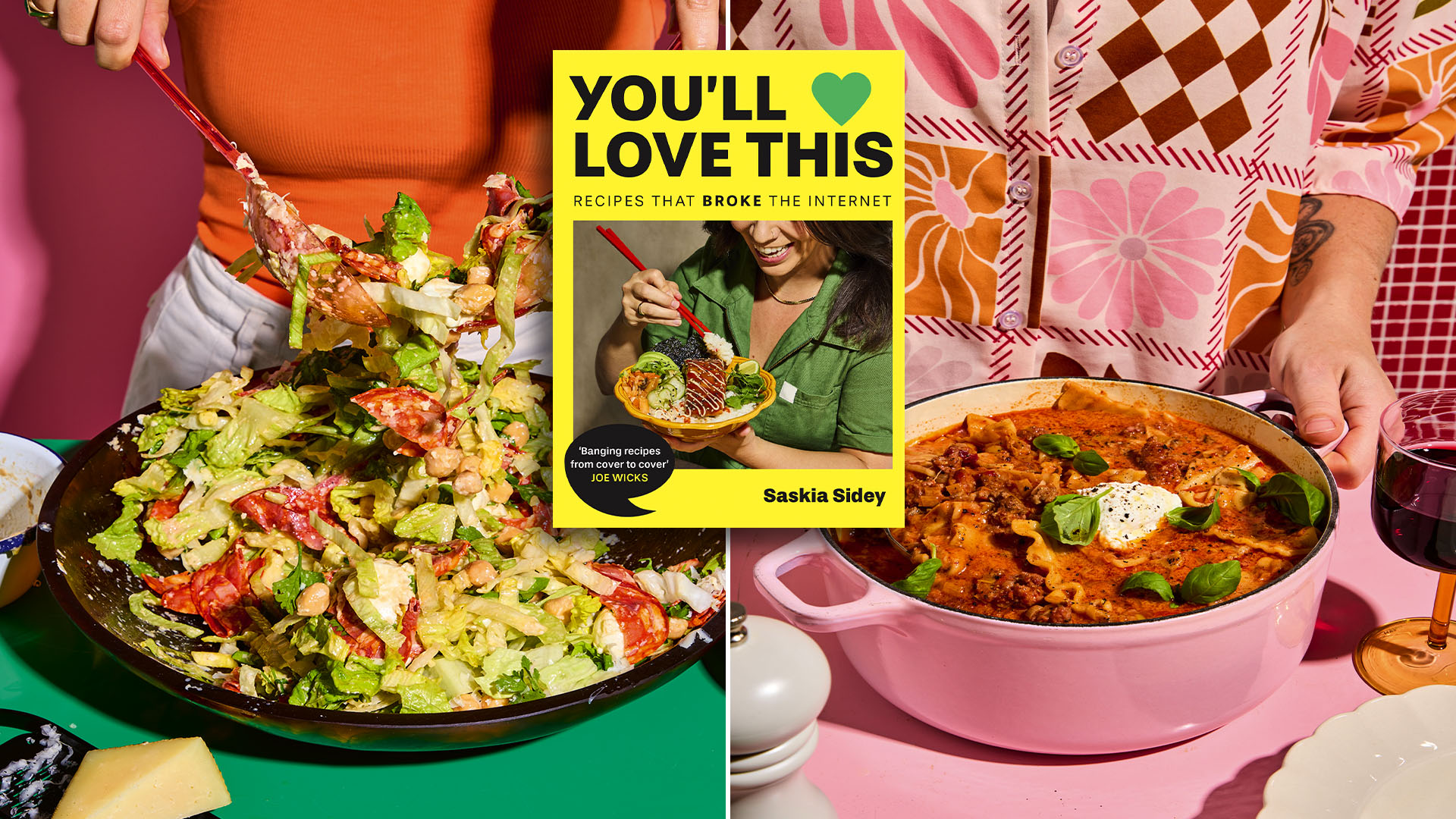 Son todas las recetas virales en un libro de cocina,