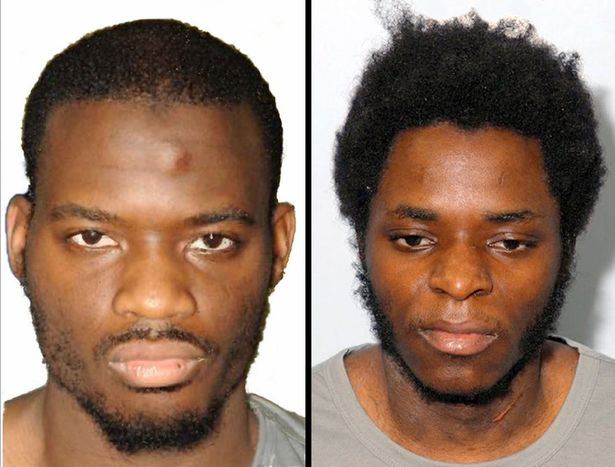 Michael Adebolajo (L) y Michael Adebowale
