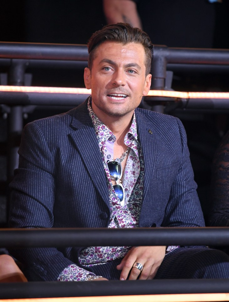Foto de Paul Danan en la final de Celebrity Big Brother.