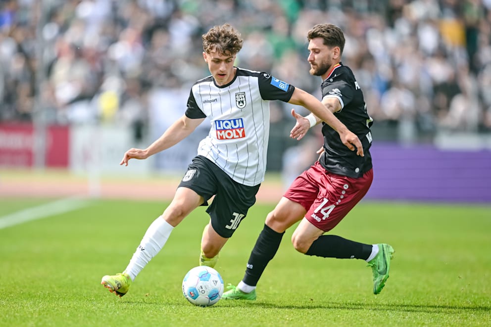 Konnte seine Anlagen in der 2. Liga beim SSV Ulm zeigen: Maurice Krattenmacher