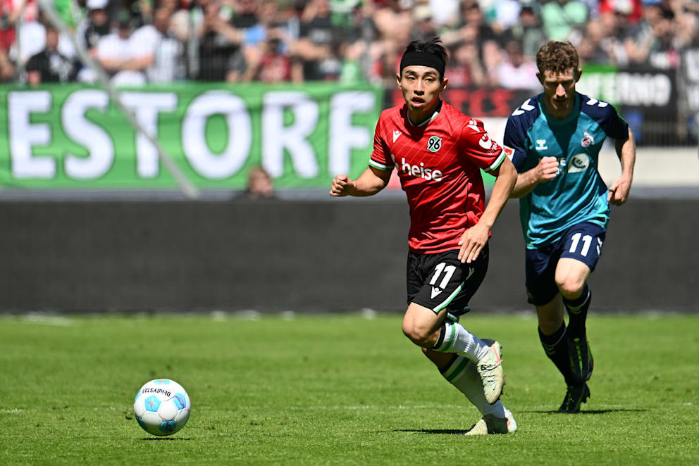 Hyunju Lee im Einsatz für Hannover 96
