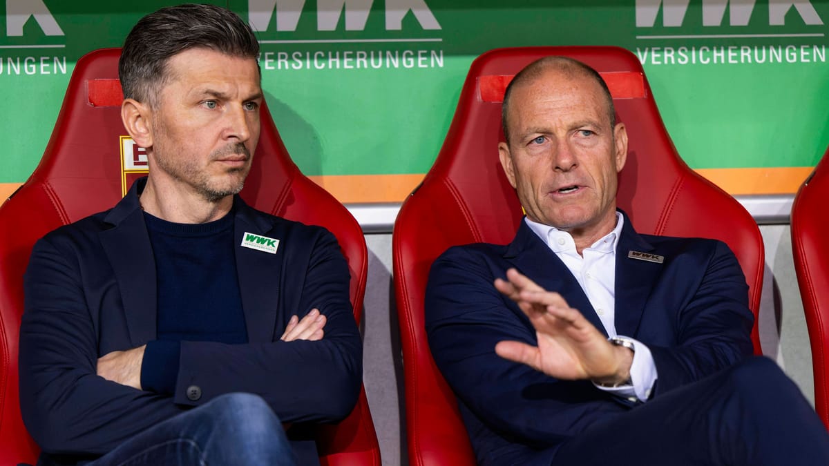 Bundesliga: FC Augsburg Entrenador de incendios Thorup y Director de