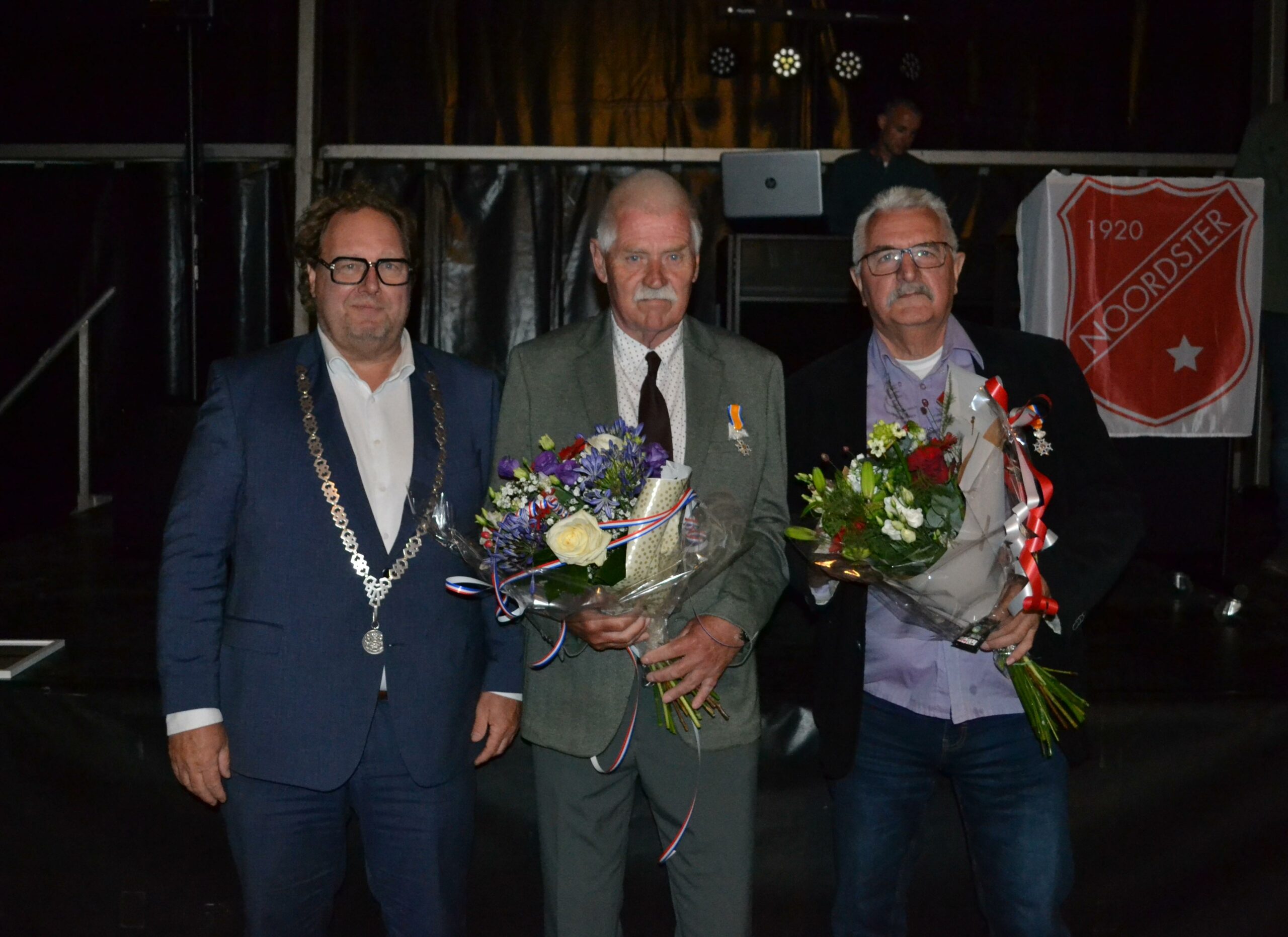 Lloves de cintas en el Noordster Sports Park en Oude