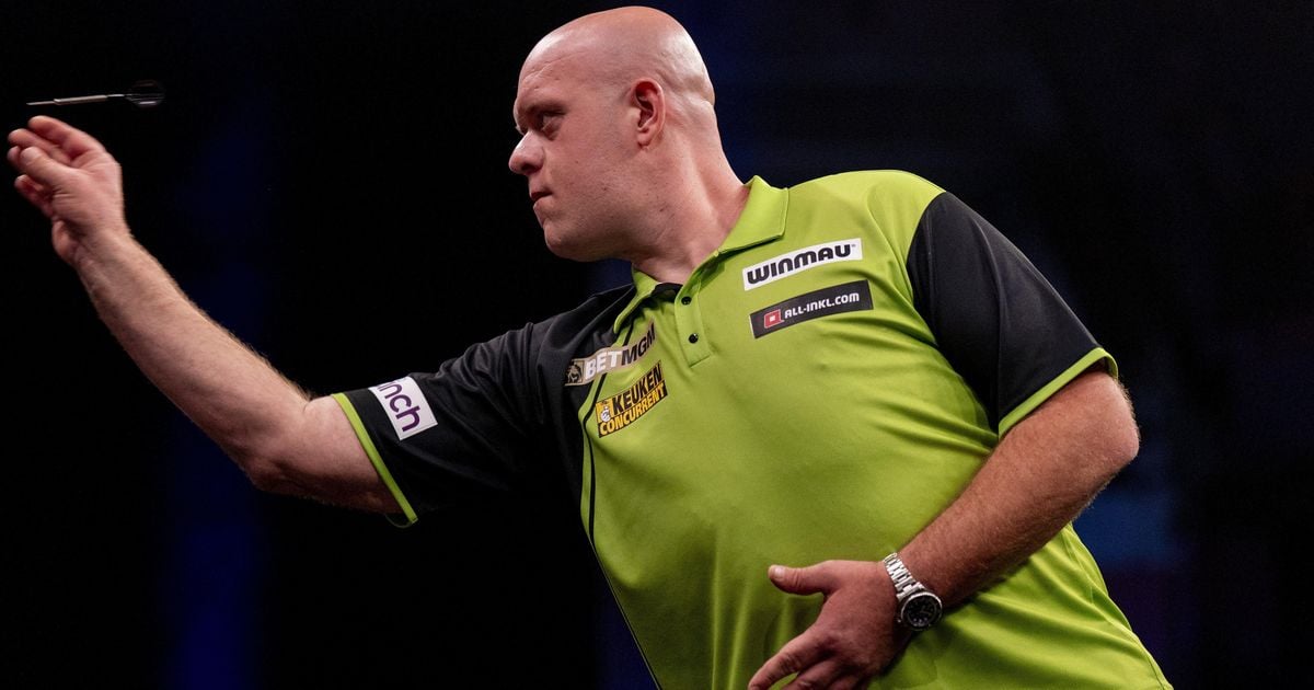 Michael Van Gerwen no participa en torneos después del desglose