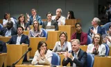 La despedida del ex líder del NSC Pieter Omtzigt en la Cámara Baja. Foto Freek Van den Bergh / ANP