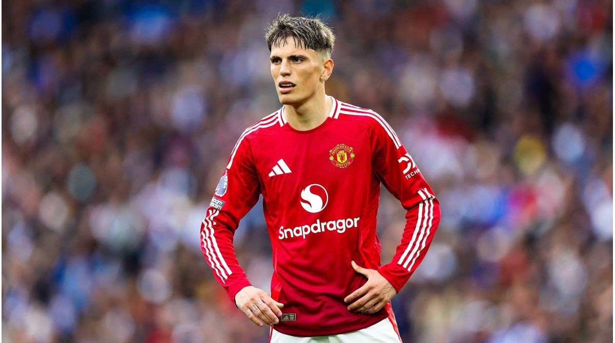 Man United: Amorim le pide a Garnacho que busque un