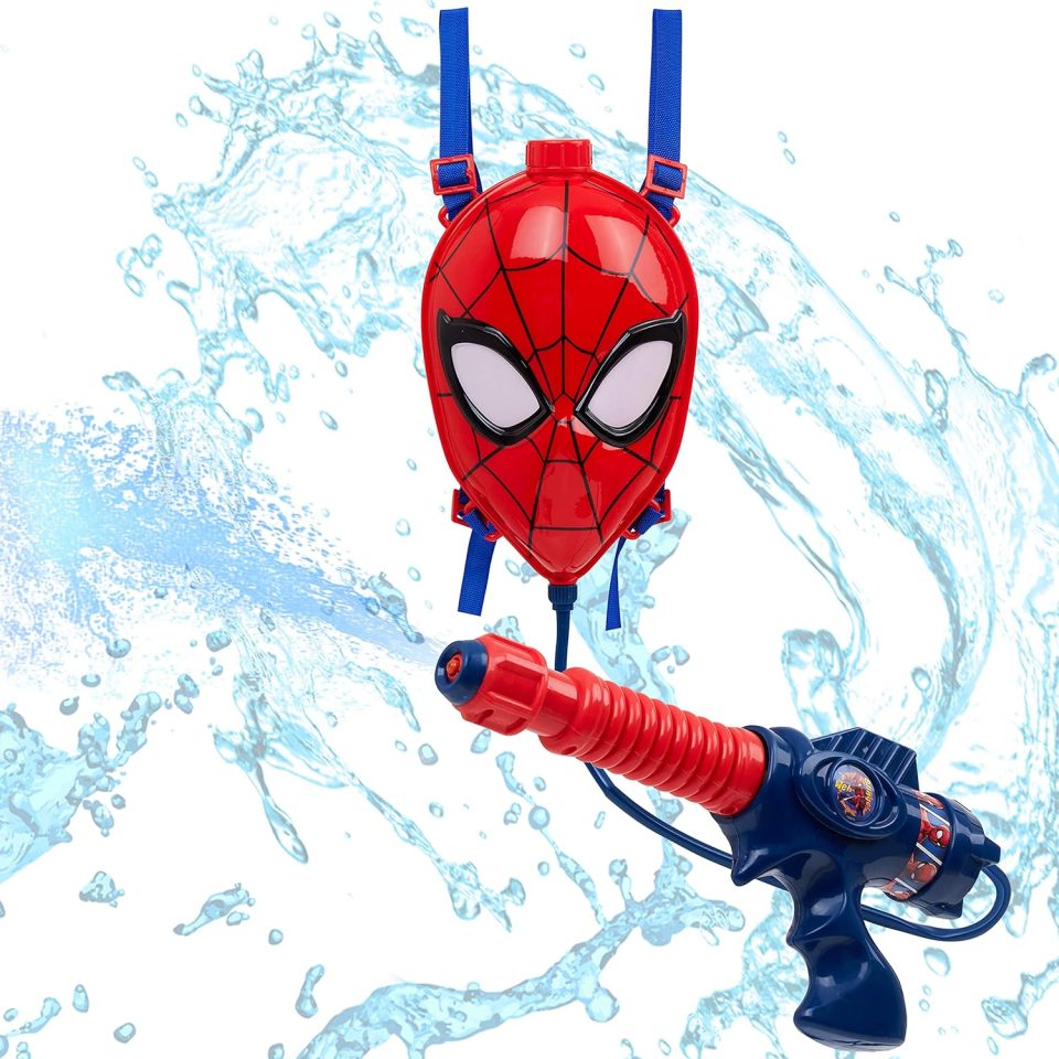 Pistola de agua de mochila Spider-Man.