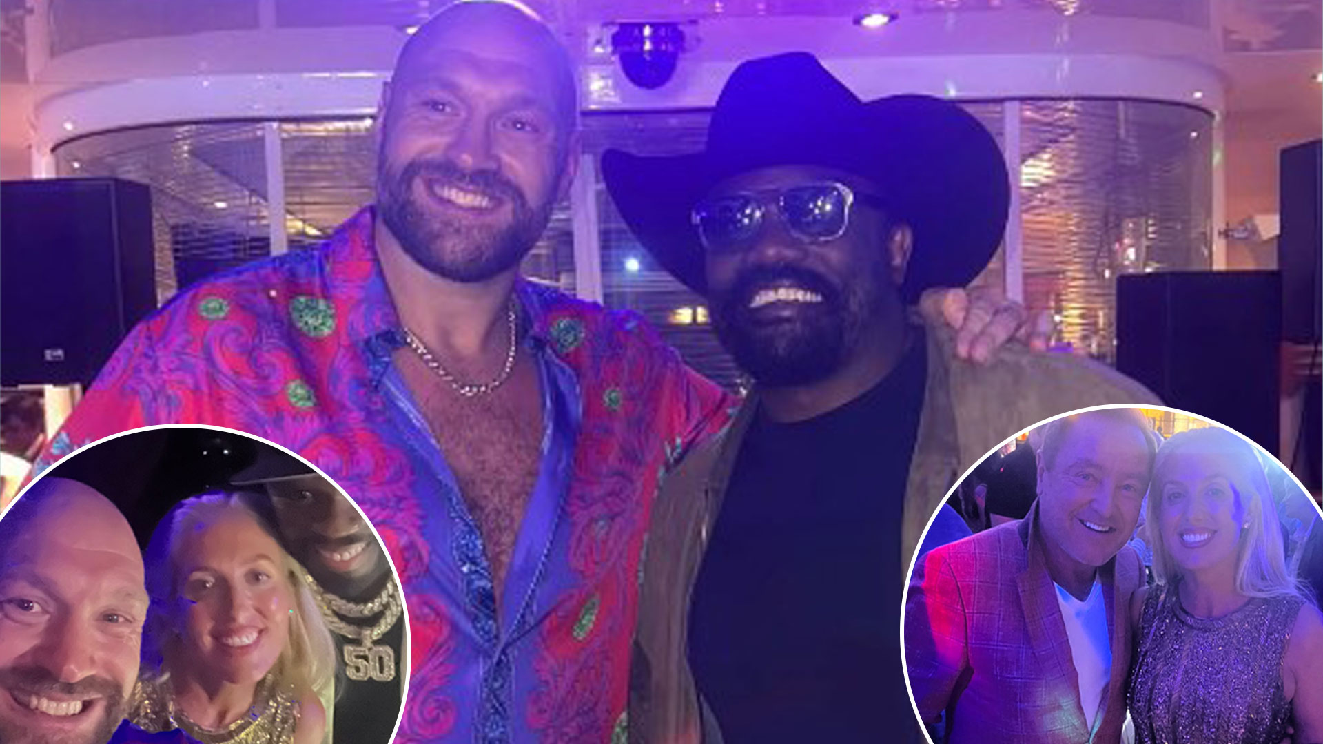 Tyson Fury y París disfrutan de la noche salvaje en